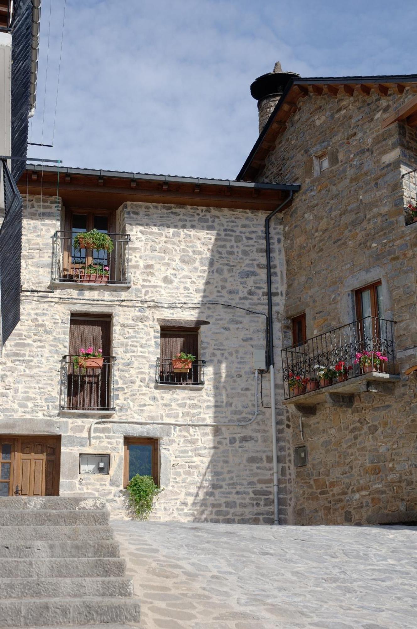 Apartamento El Patio Casa Cajal Torla Bagian luar foto